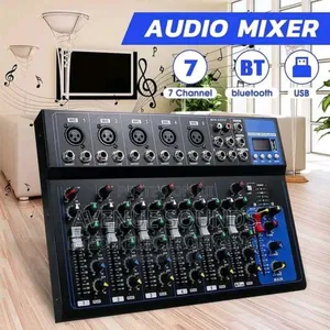 7 Channels Audio Mixer