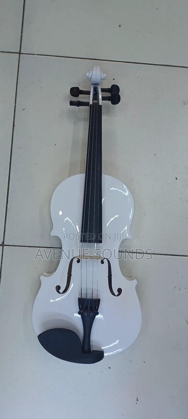 Maple White Acoustic Violin