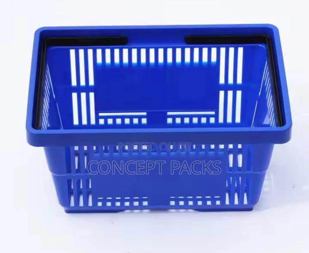 Normal Supermarket Shopping Basket With Handles