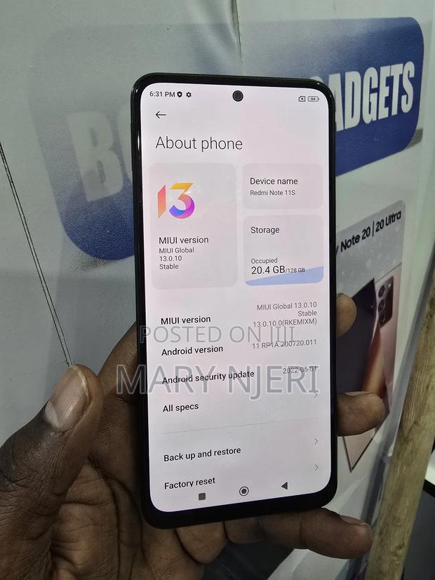 Xiaomi Redmi Note 11S 128 GB Black - thumbnail 3