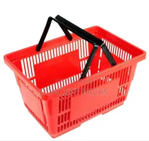 Plastic Material New Design Supermarket Shopping Basket.
