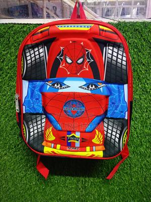 Spiderman School Bag-Red - main view