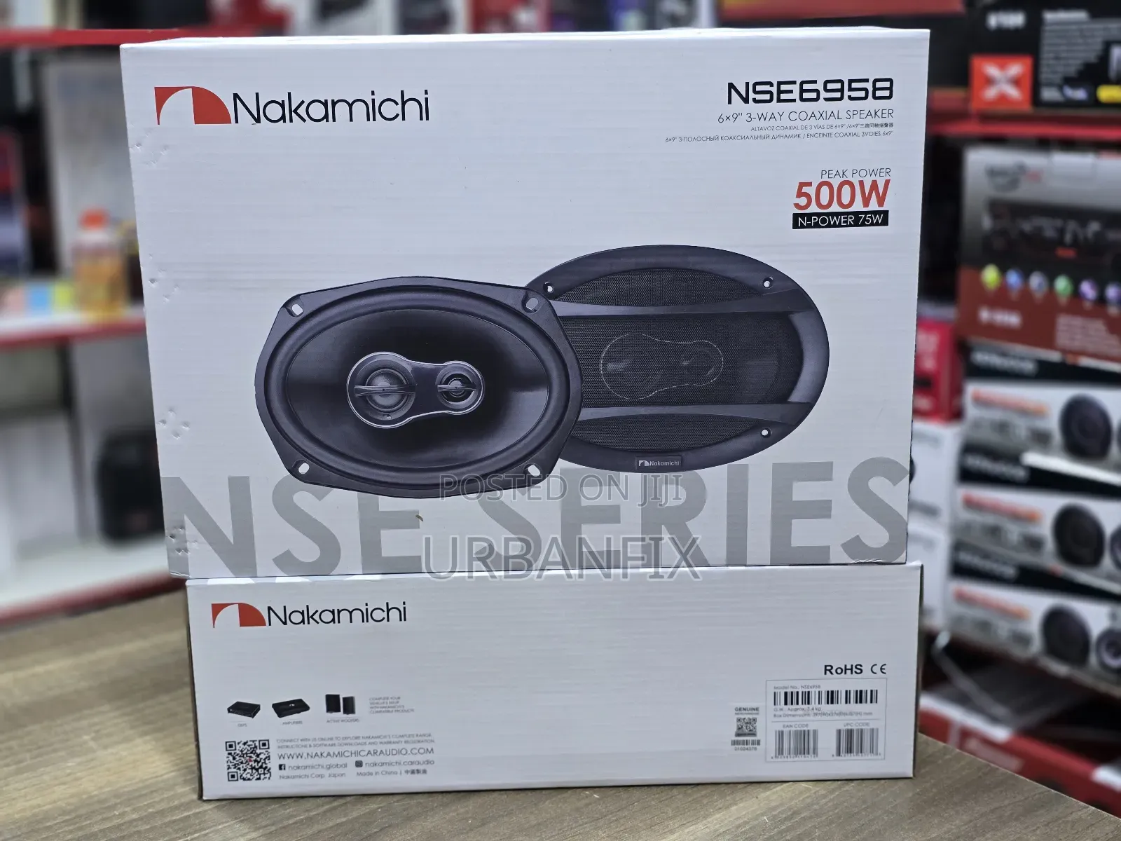 Nakamichi 500watts Powerful 6 by 9 Oval Midrange Speakers