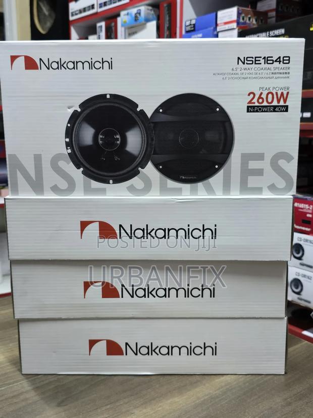 Nakamichi 260watts 6 Inch Round Car Door Speakers- A Pair