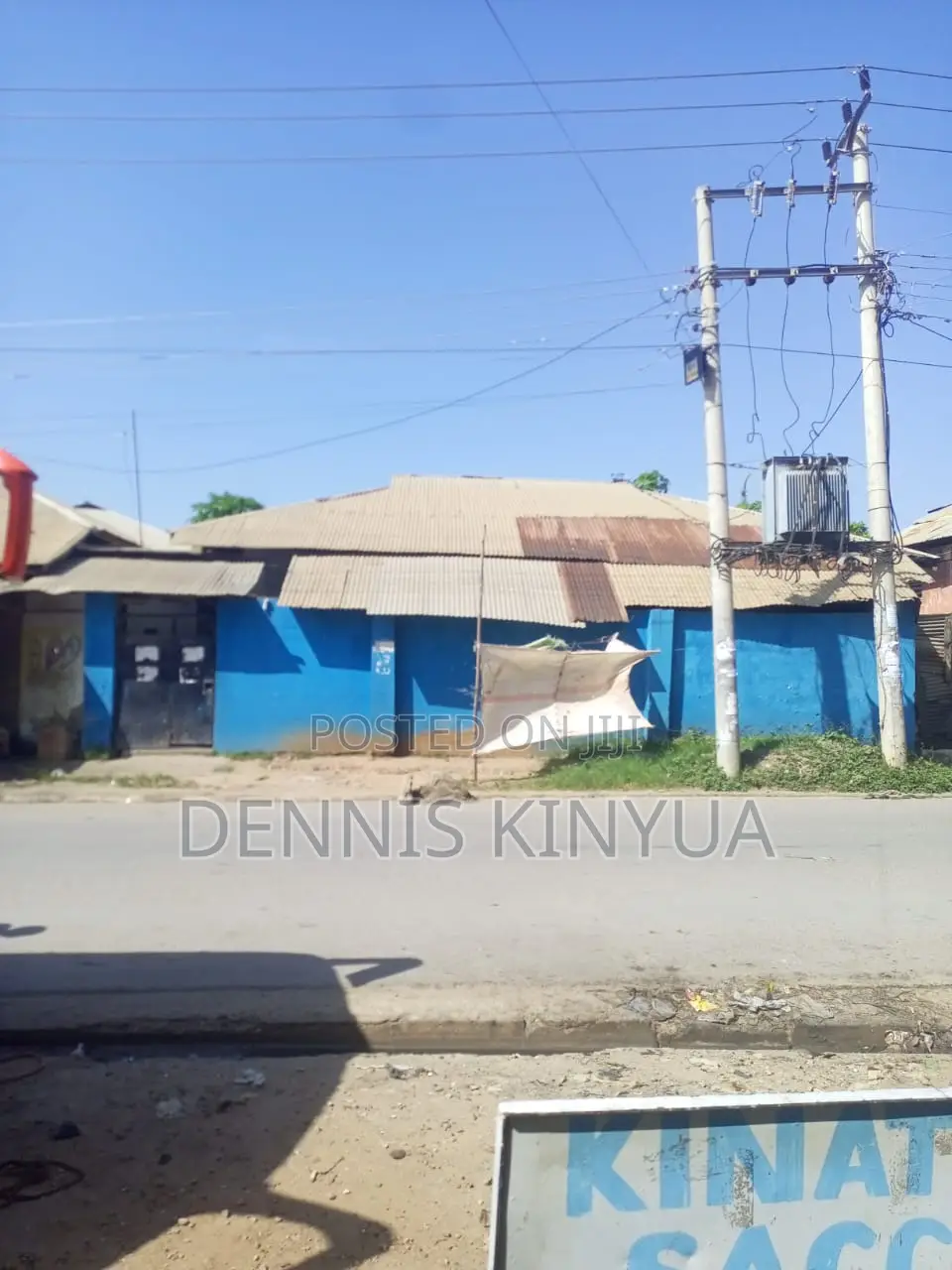 Prime Plot With Swahili House for Sale (50m From China Square)
