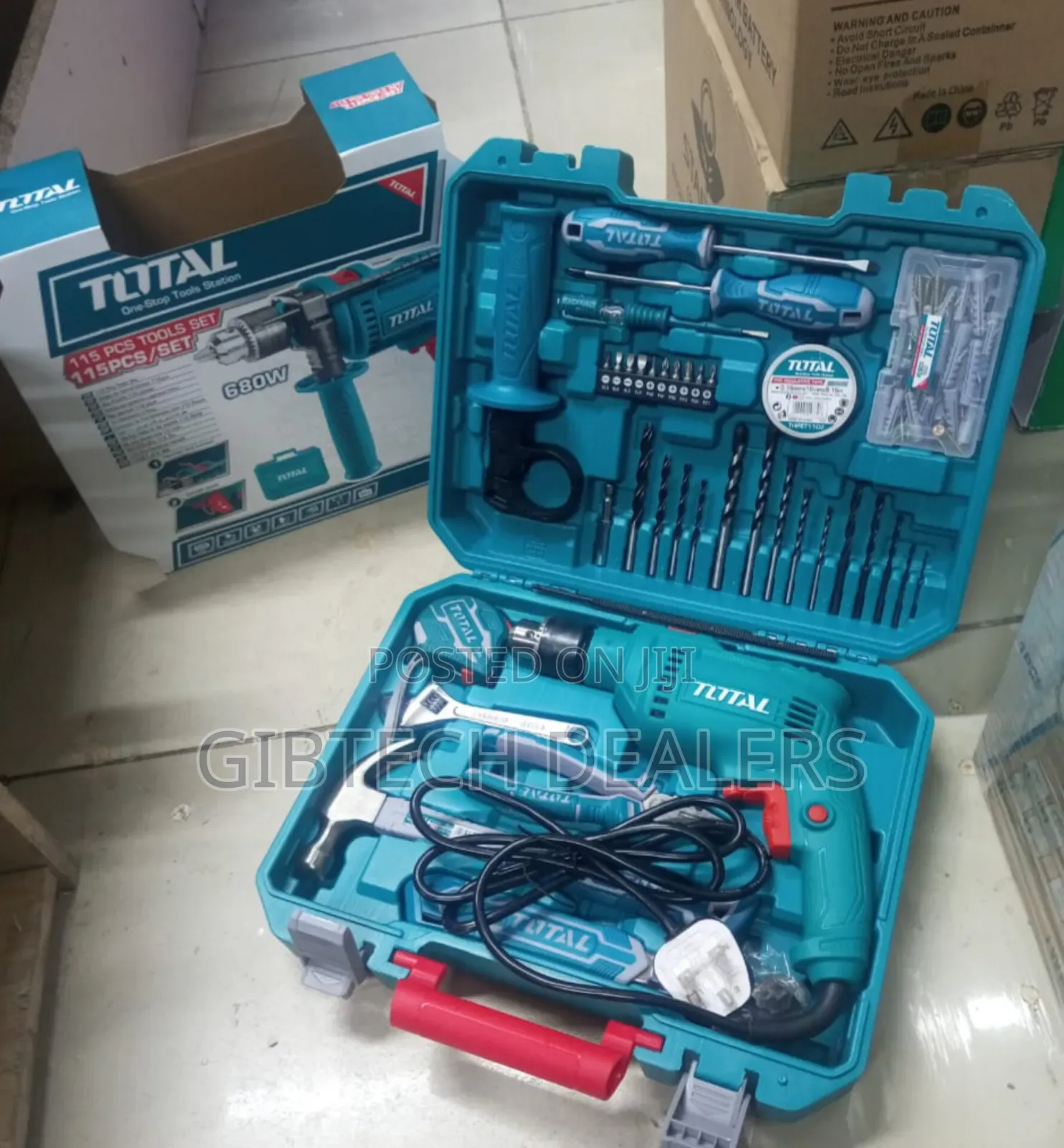 117pcs Total Corded Drill Set