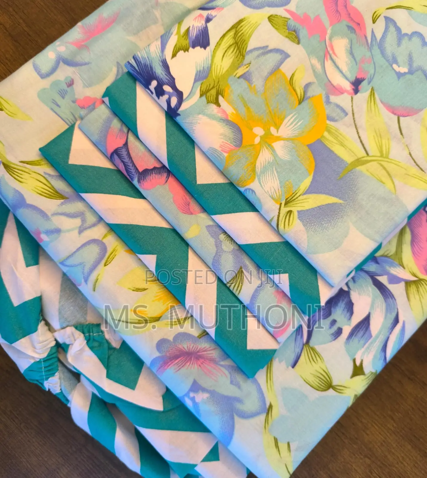 Pure Cotton Bedsheets Set (7*8)