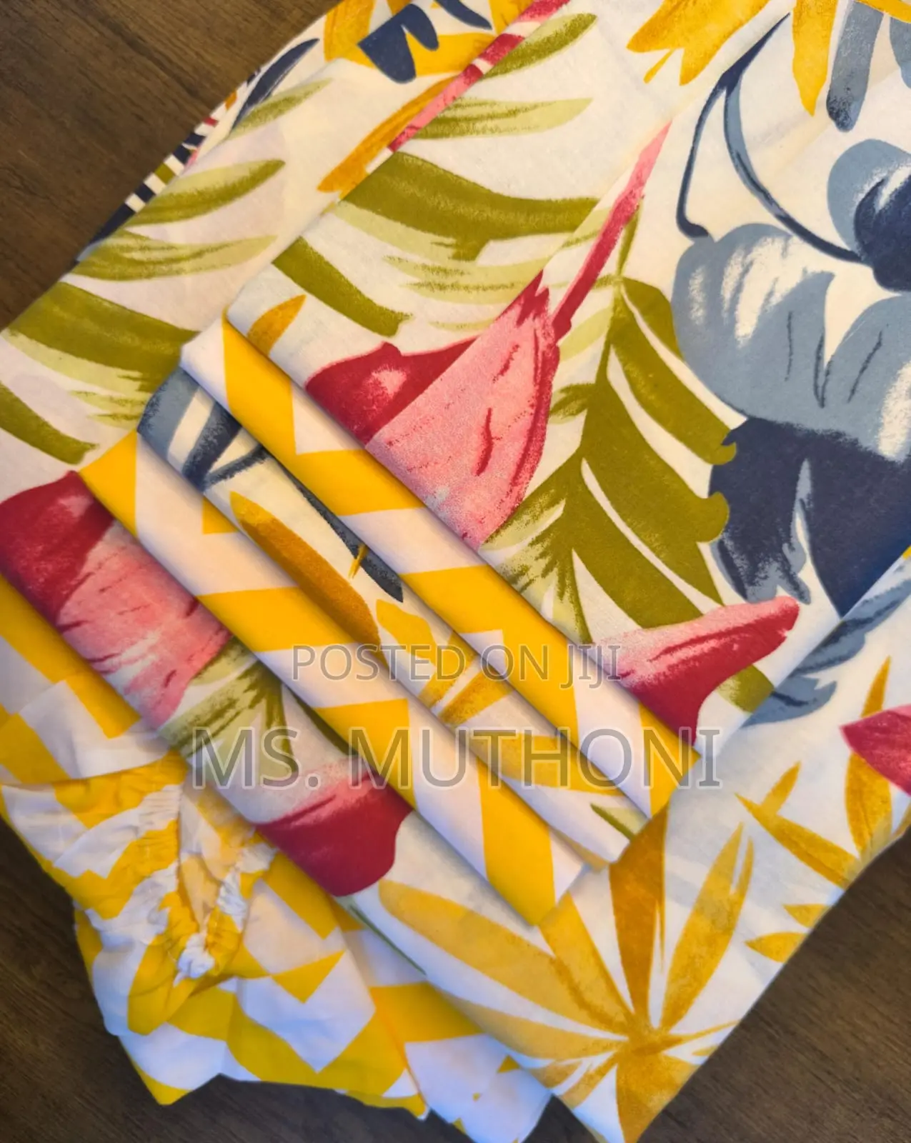 Floral 7*8 Bedsheets Set Available (Pure Cotton)