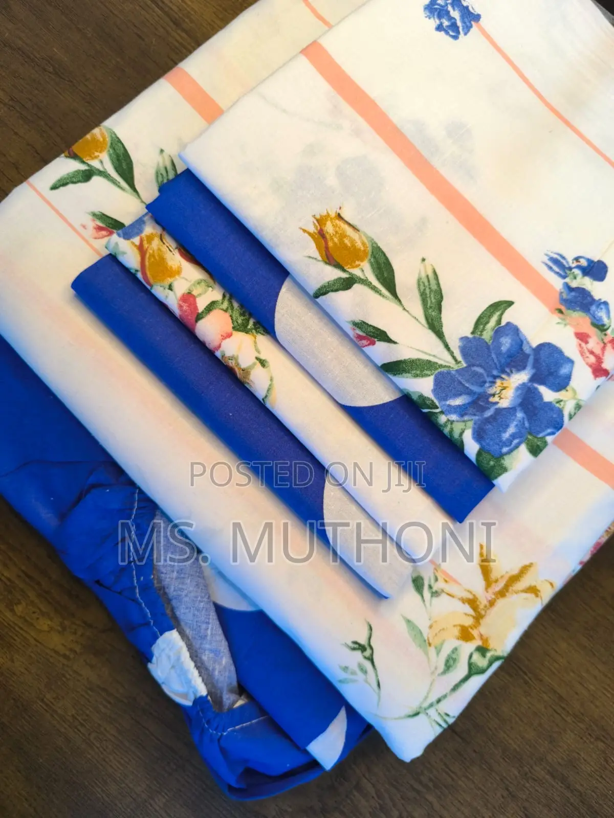 Floral 7*8 Bedsheets Set Available (Pure Cotton)