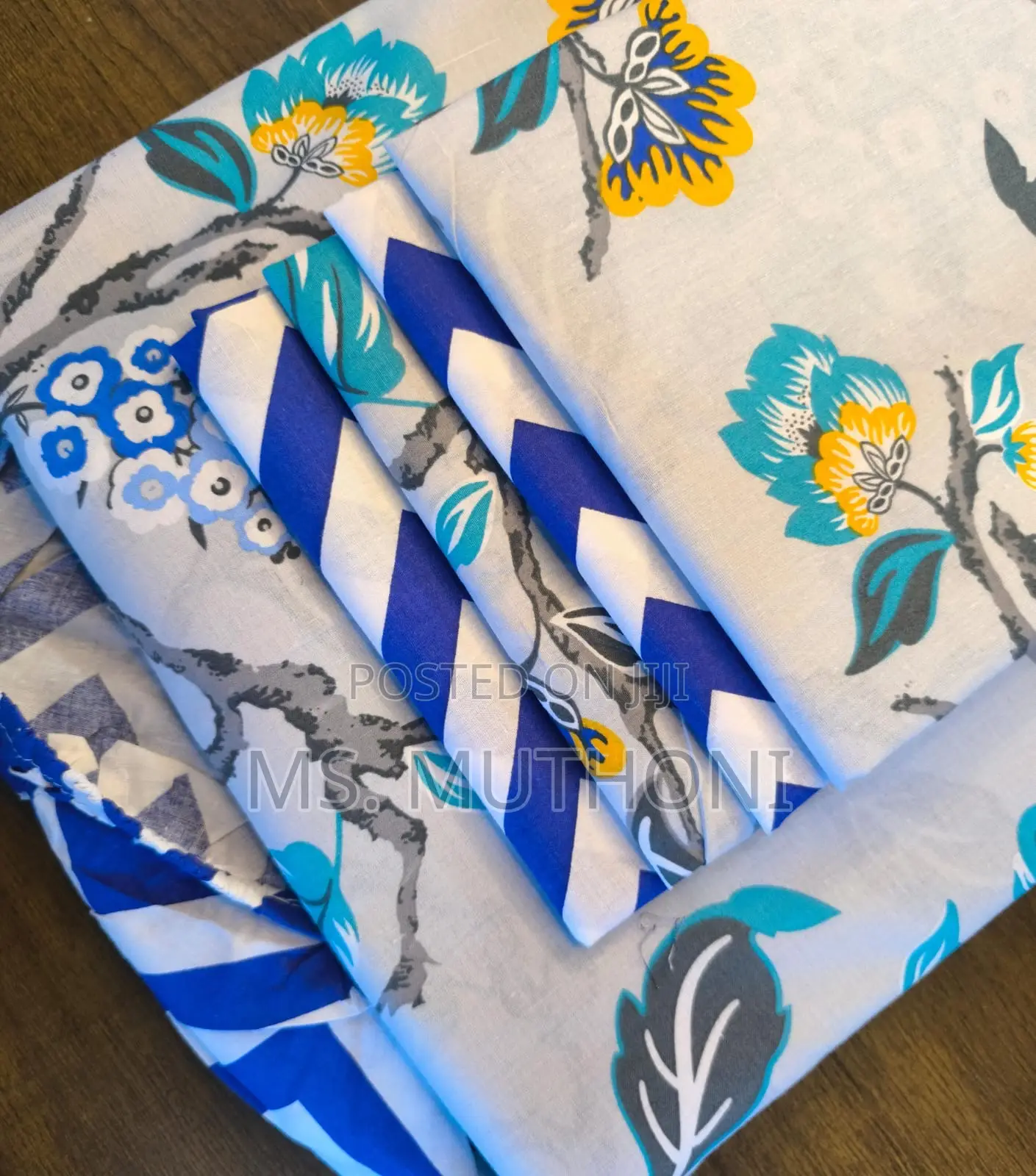 Floral 7*8 Bedsheets Set Available (Pure Cotton)