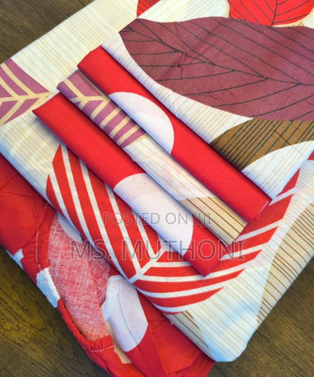 Big Size (7*8 ) Pure Cotton Bedsheets Set - thumbnail 4