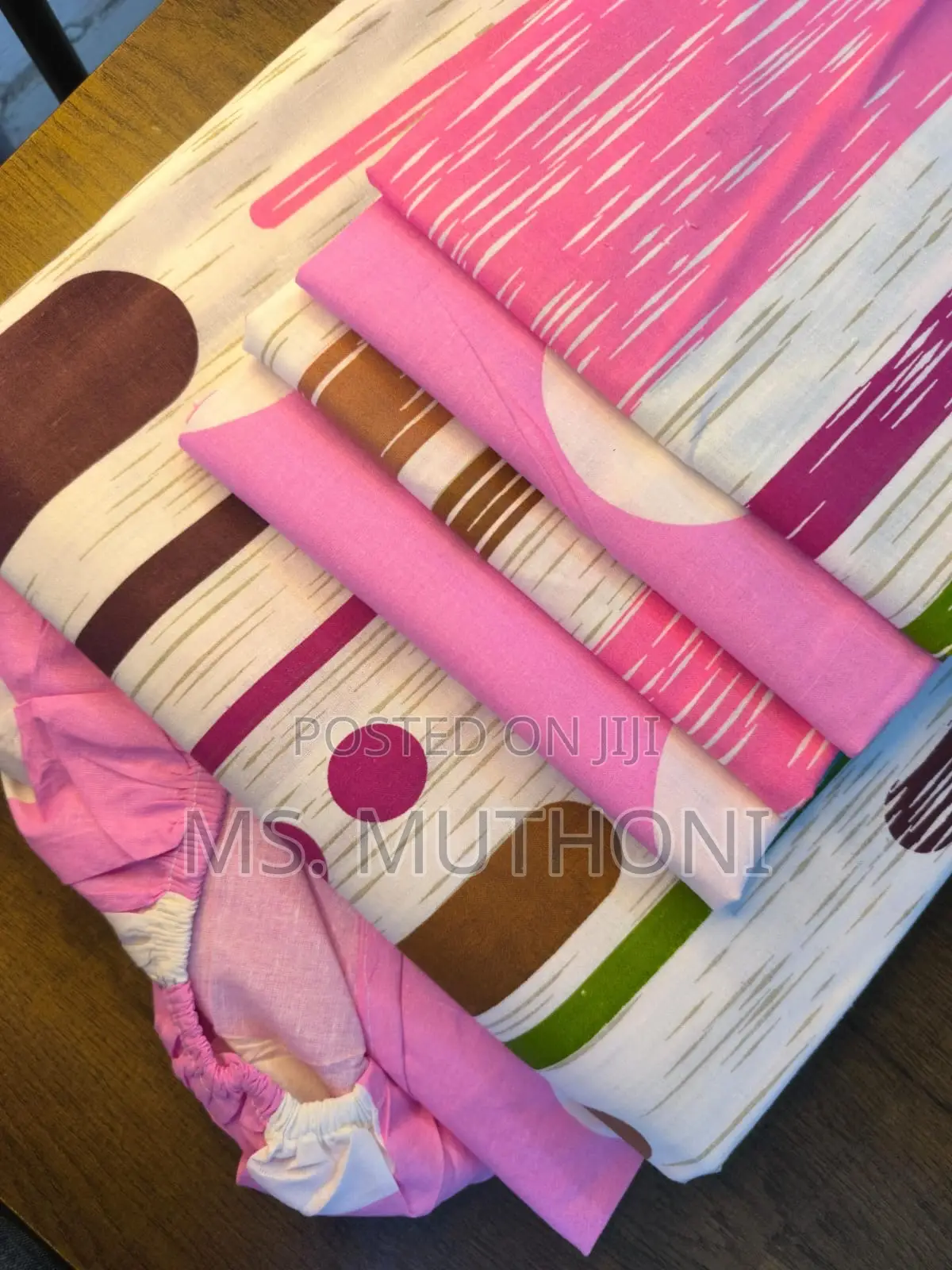 Big Size (7*8 ) Pure Cotton Bedsheets Set