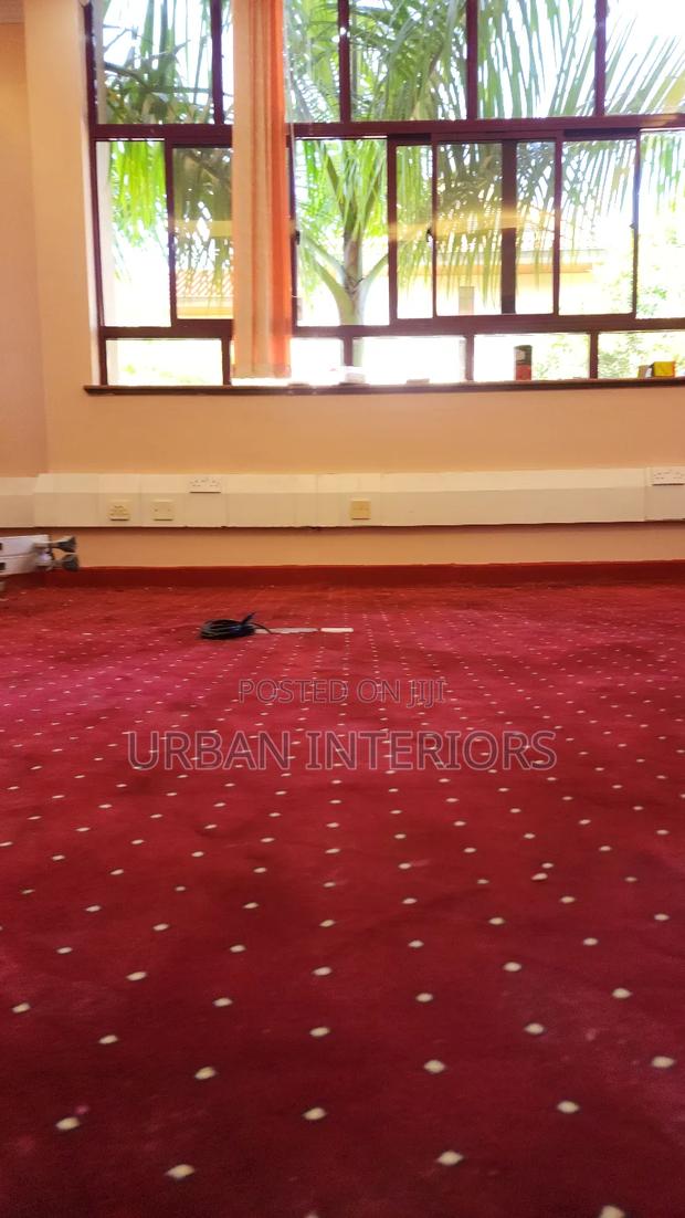 Executive Office Carpets Maroon