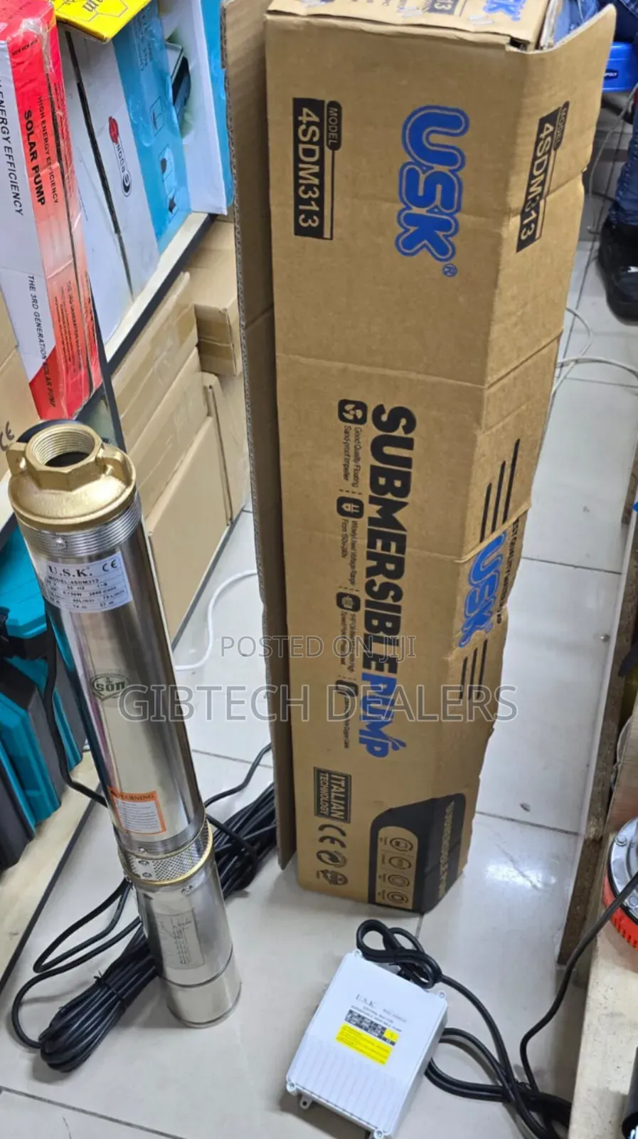 0.75hp Usk Deep Well Submersible Water Pump