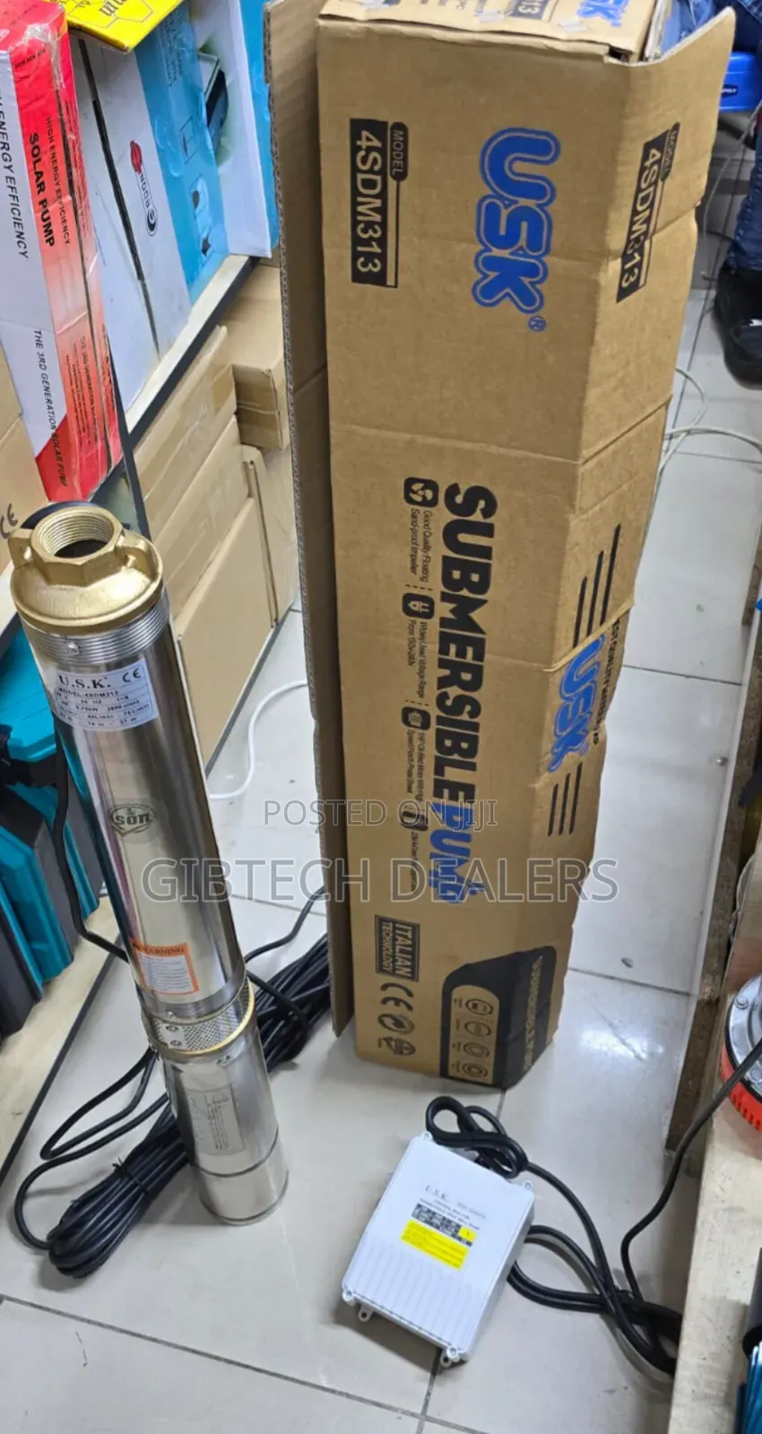 0.75hp Usk Submersible Water Pump