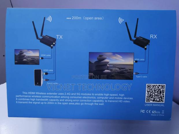 200M Range 5G Wireless HDMI Transmitter and Receiver - thumbnail 2