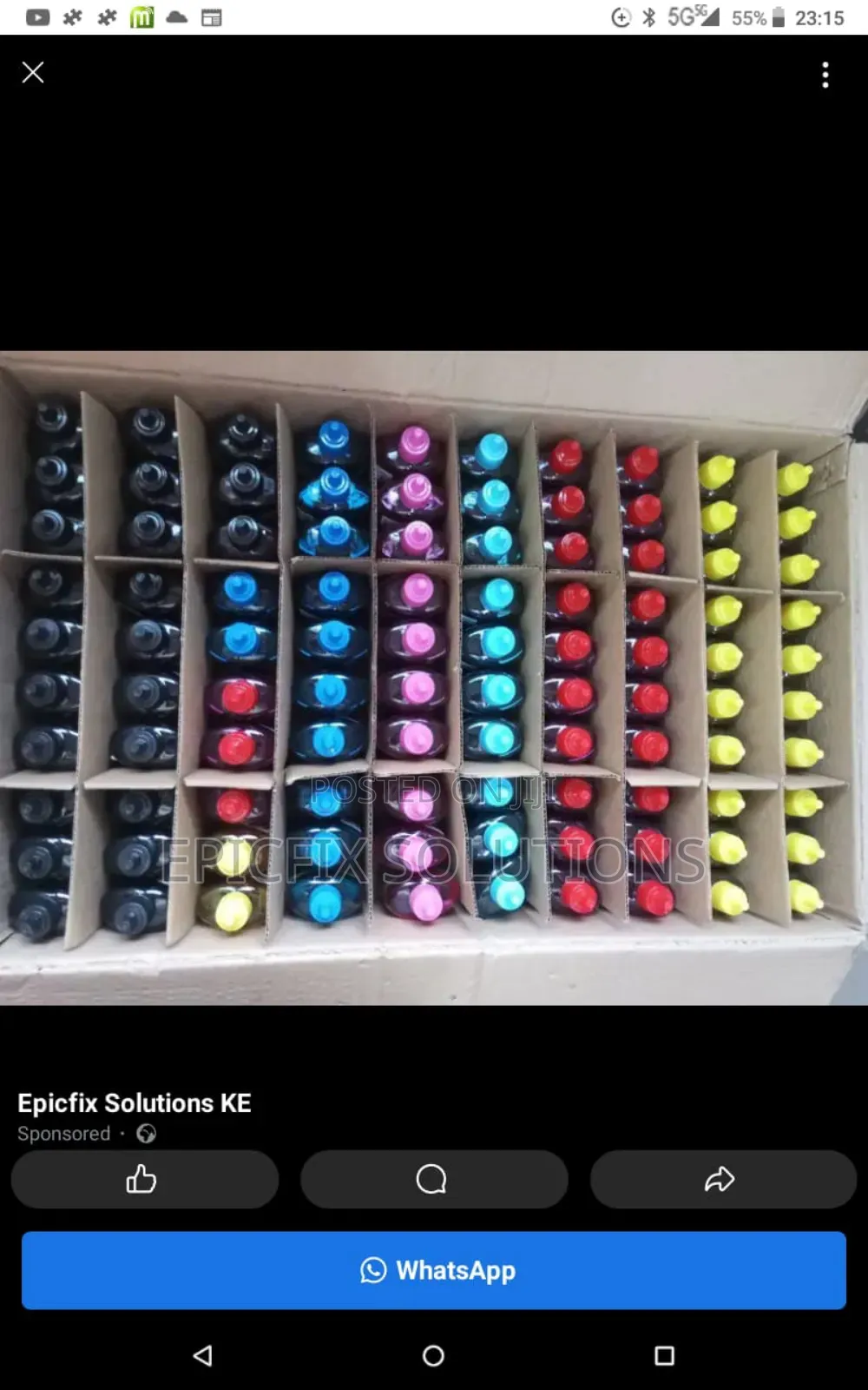 Clarity Original Inks Compatible With Epson Printers