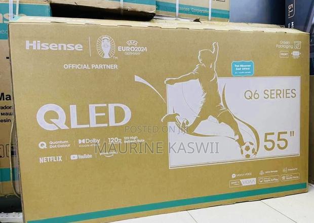 Hisense 55′′ Q6n Qled Smart Vidaa Tv 2024 Model