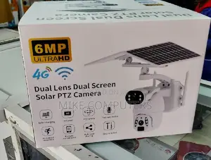 4G Ubox Dual Lens Dual Screen Solar PTZ Camera 6mp