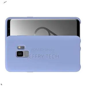 Liquid Silicone Phone Case for Samsung Galaxy S9+ Blue