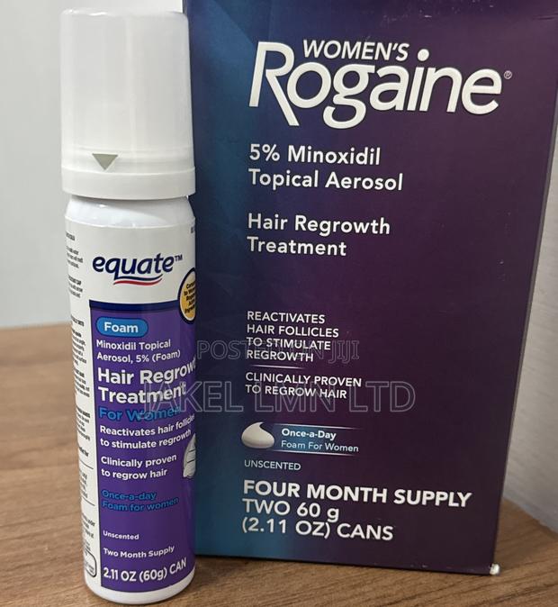 Minoxidil 5% Foam Hair Regrowth for Women 2 Months Supply