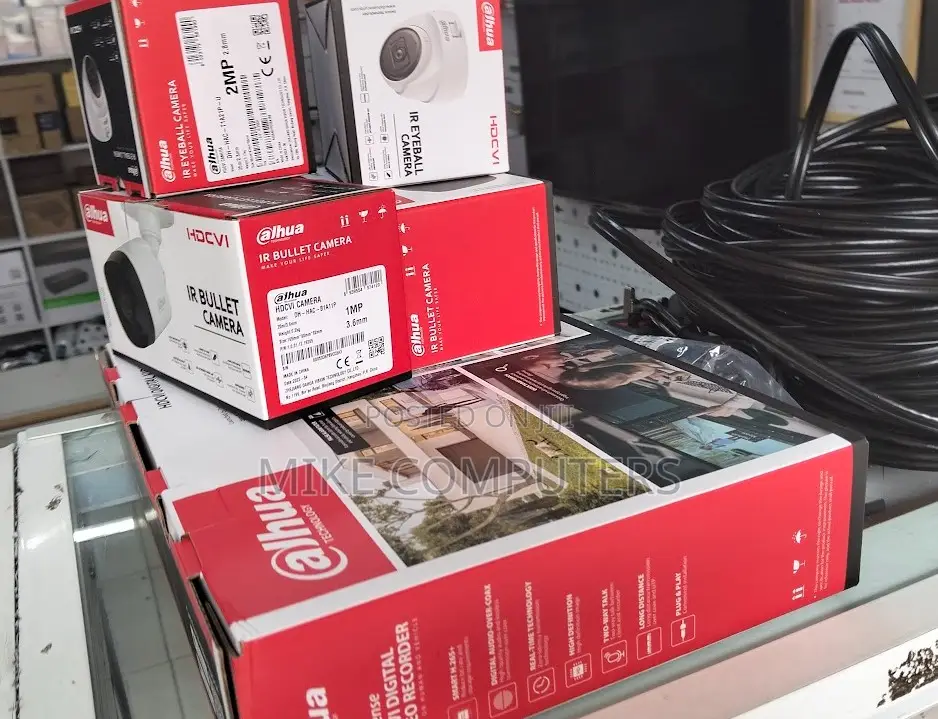 Dahua 4 Cameras 4 Channel 2mp Complete Pack