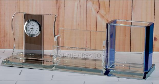 Rectangular Glass Desktop Organizer - thumbnail 2