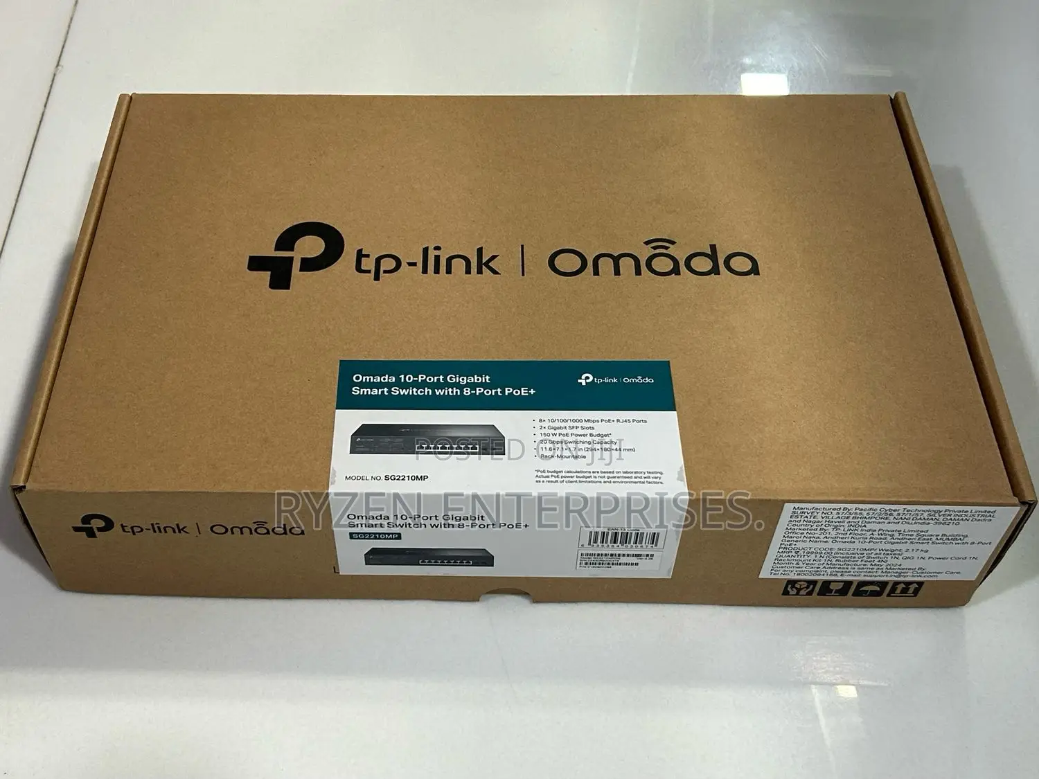 Tp-link Sg2210mp 10ports With 8 Ports Poe+