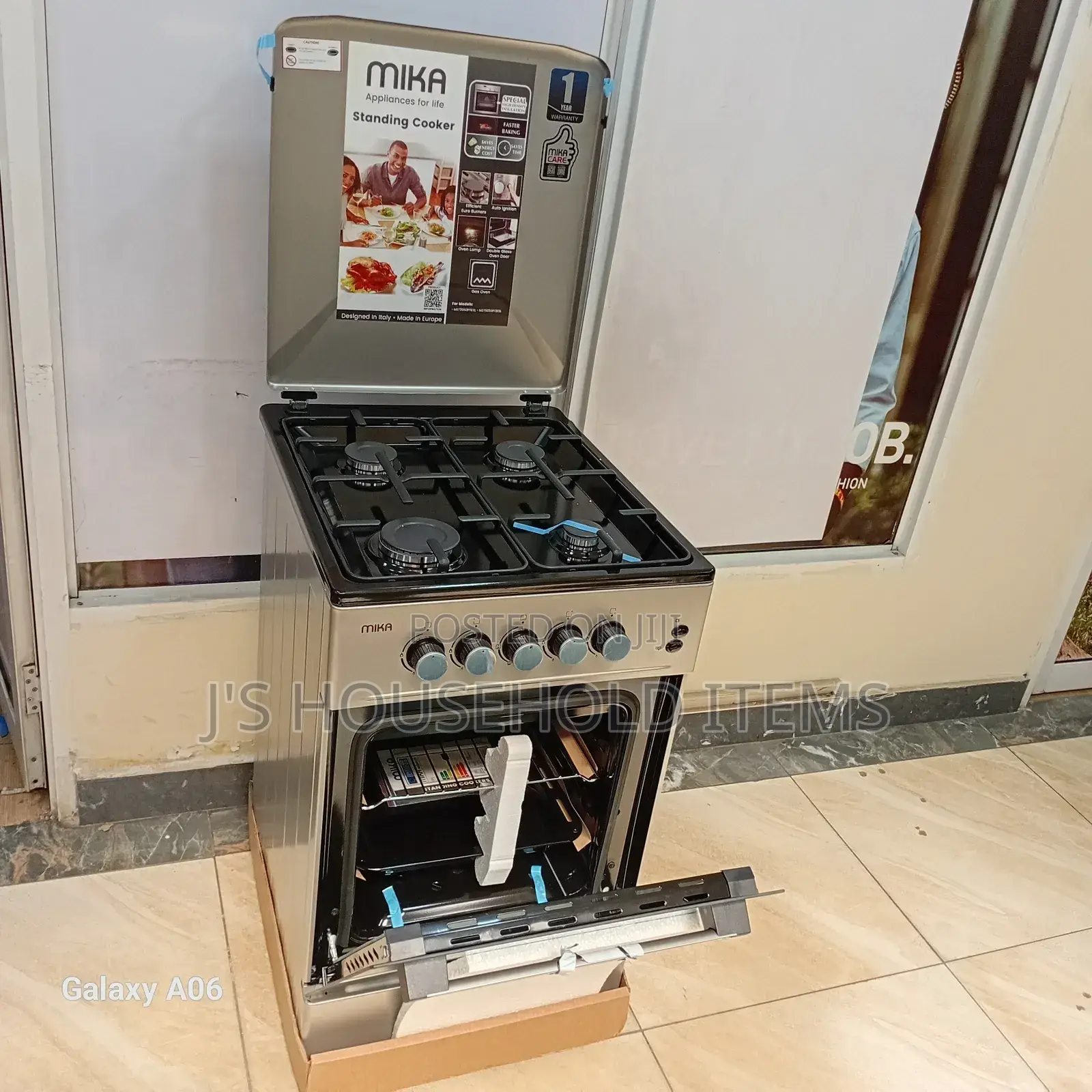 Classy Mika Full Gas 50 by 60 Standing Cooker MST5060U11ESL