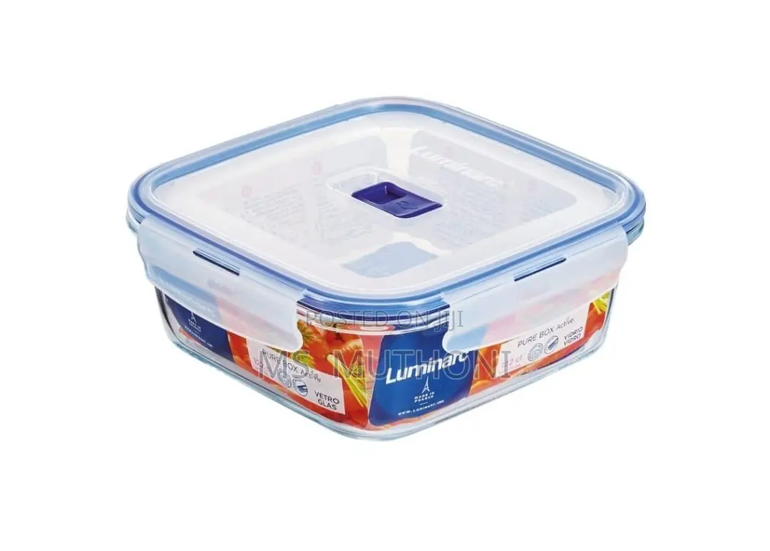 Luminarc Glass Square Pure Box (Lunch /Storage )