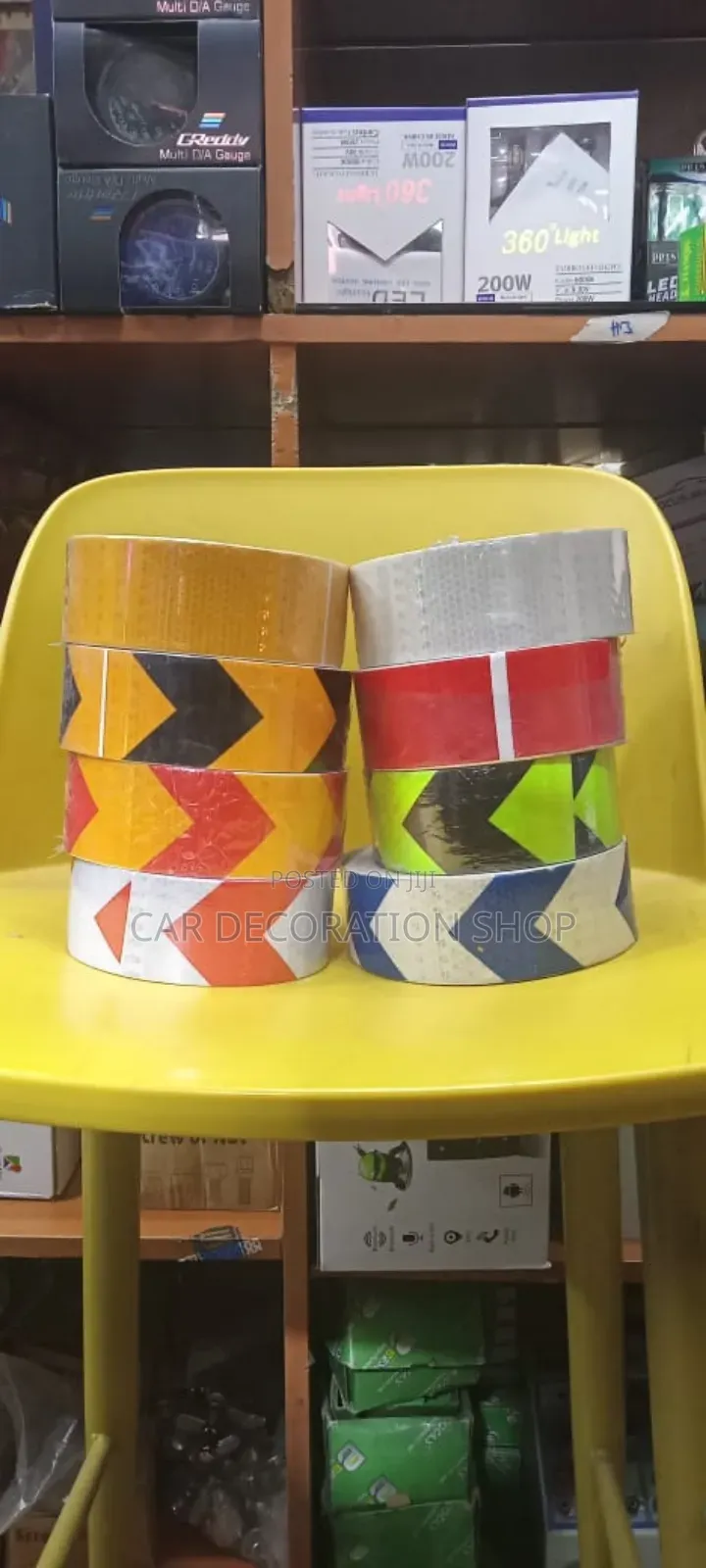 Reflective Warning Tapes In Different Colors 25 Meters