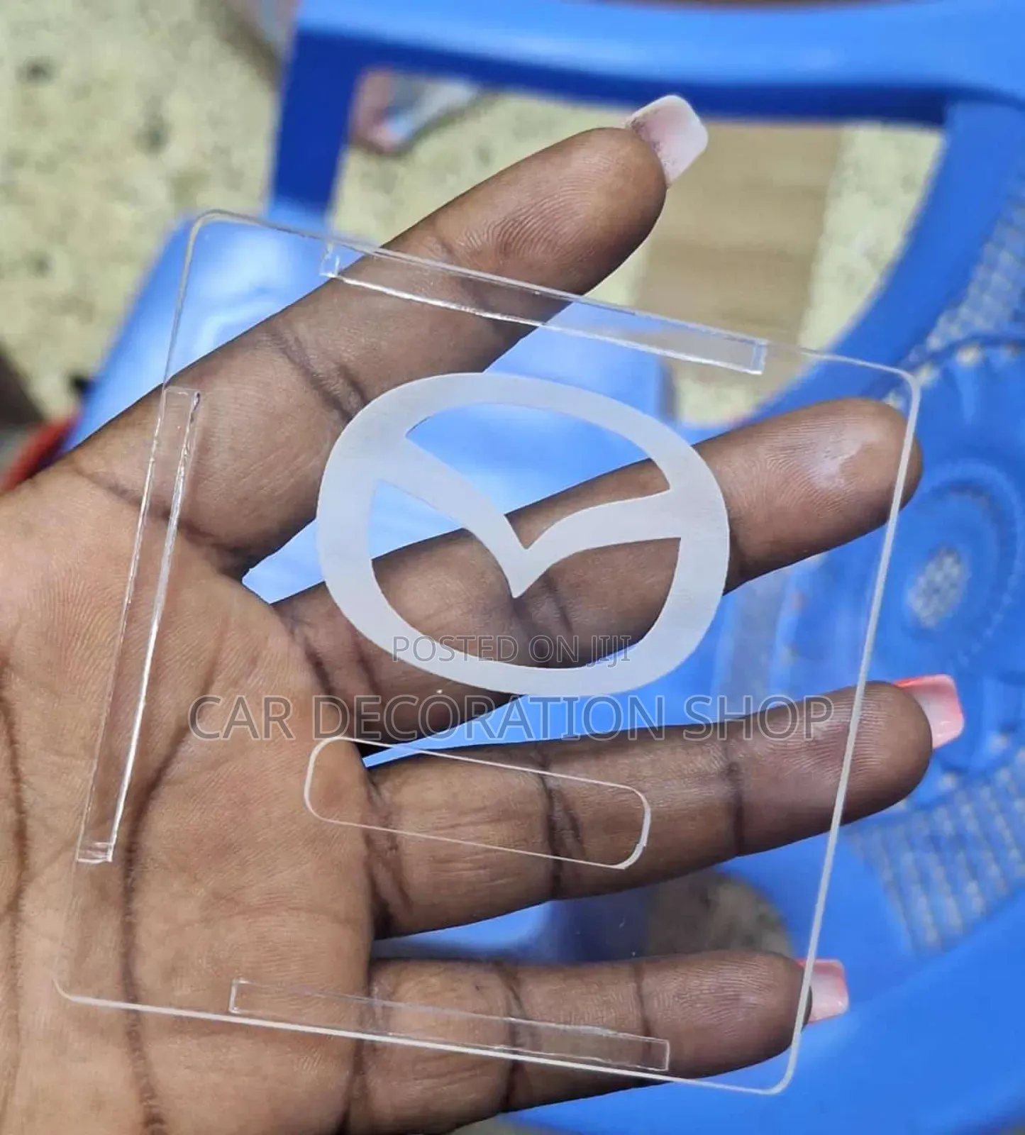 Mazda Colorless Insurance Windscreen Holder
