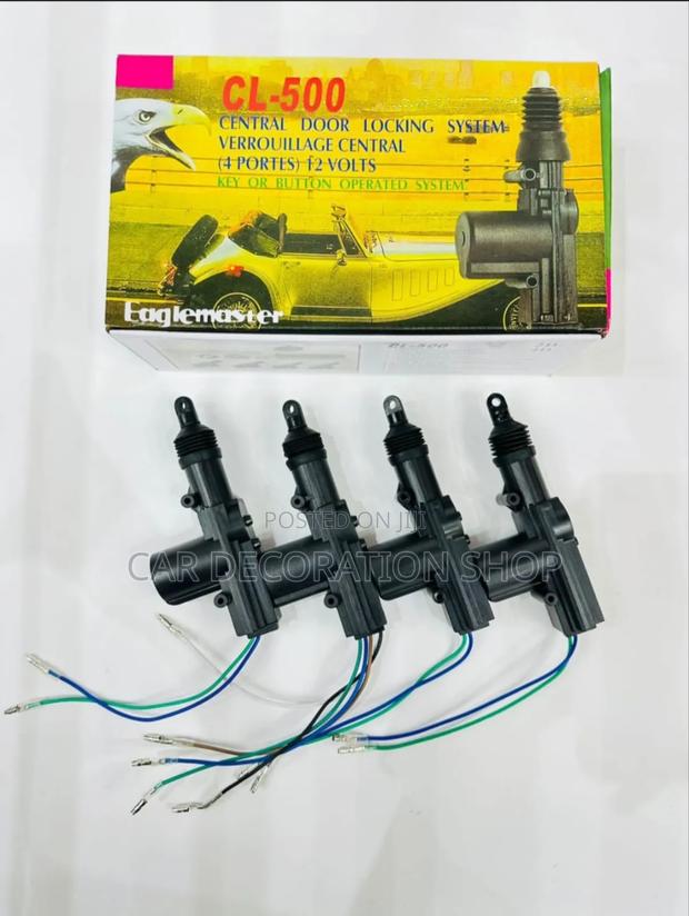 Key or Rote Operated Central Door Lock 4pc - main view