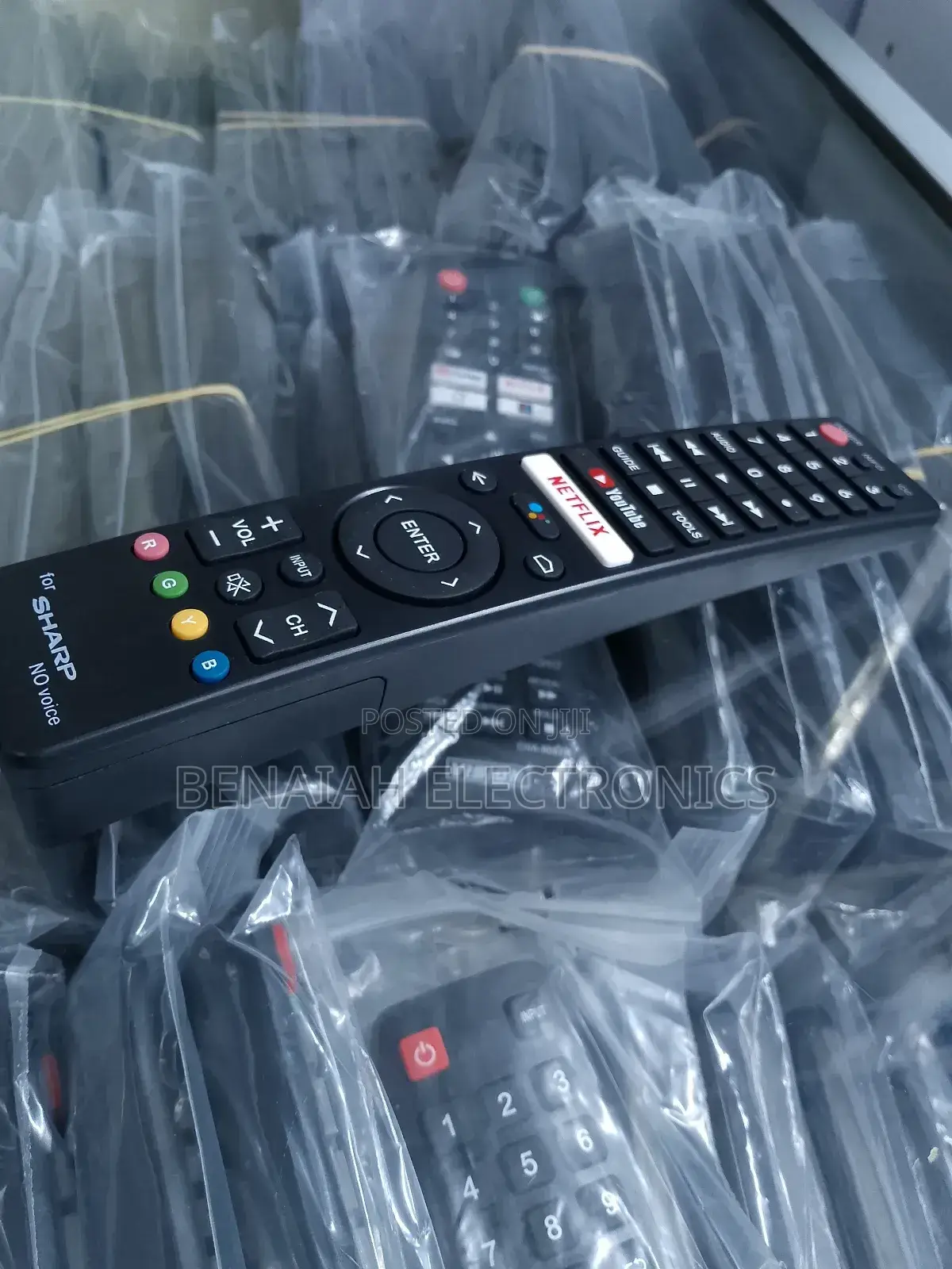 Sharp Remote Control.With You Tube Netflix