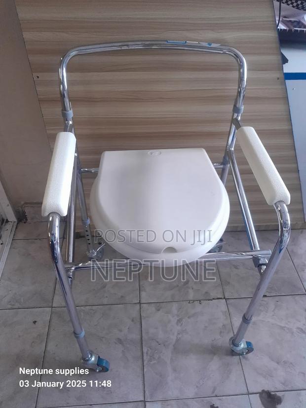 Foldable Commode With Wheels...