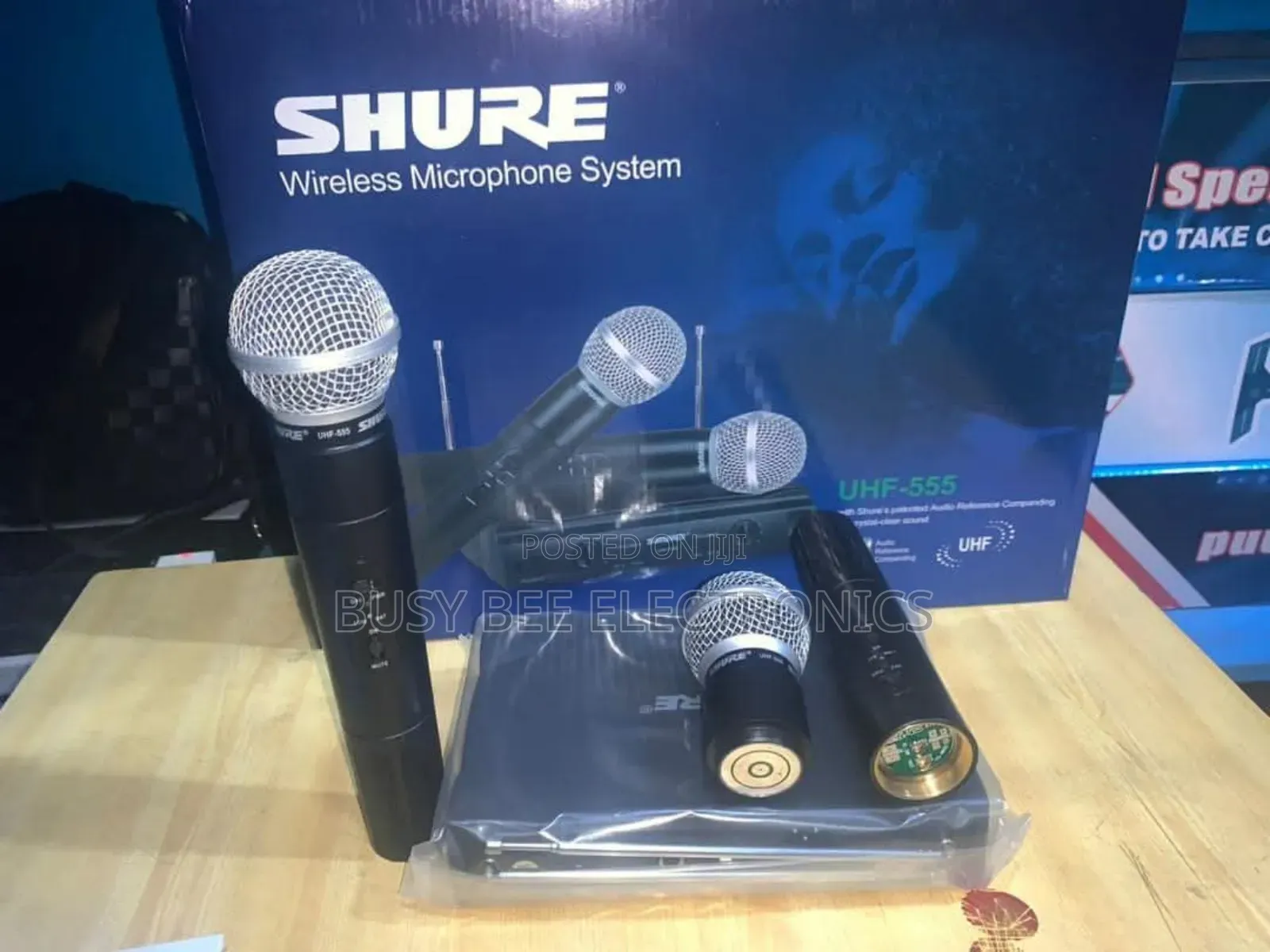 555 Uhf Wireless Microphone Shure