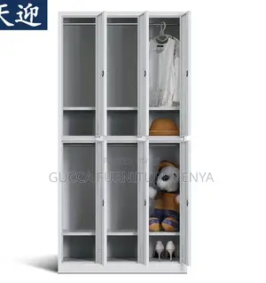 Cabinets:Wardrobe Steel Filing Cabinet With Lock Six Doors