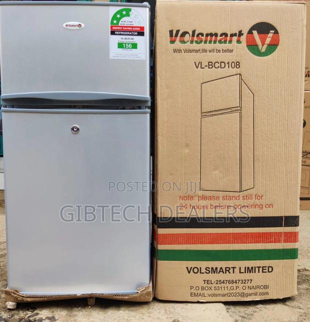 Volsmart Fridge Double Door 108litres - main view