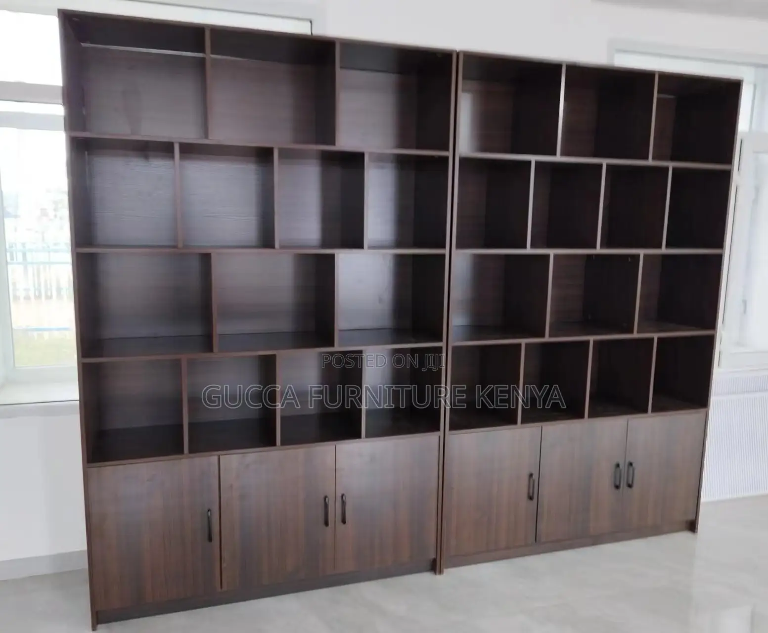 Cabinets: Simple Wooden Home Office Executive Bookcase