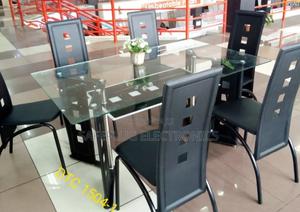 Luxurious 6 Glass Seater Dinning Table Set - thumbnail 2