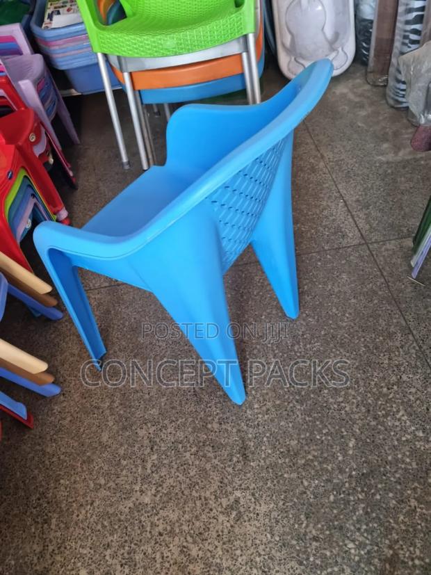 Light Blue Arm Chair. - thumbnail 3