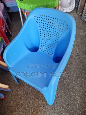 Light Blue Arm Chair.