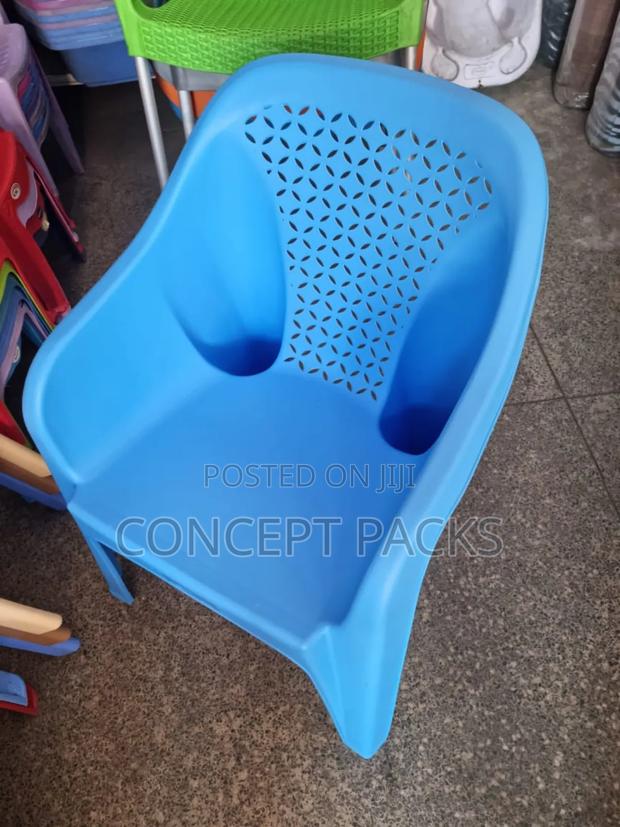 Light Blue Arm Chair. - thumbnail 4