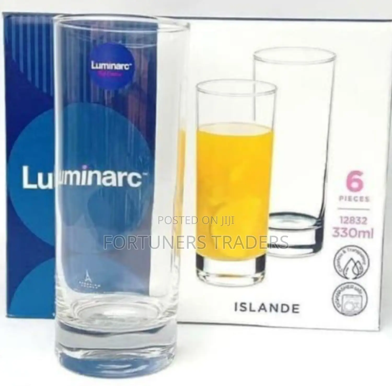 Set of 6 Islande Glasses Luminarc Glasses