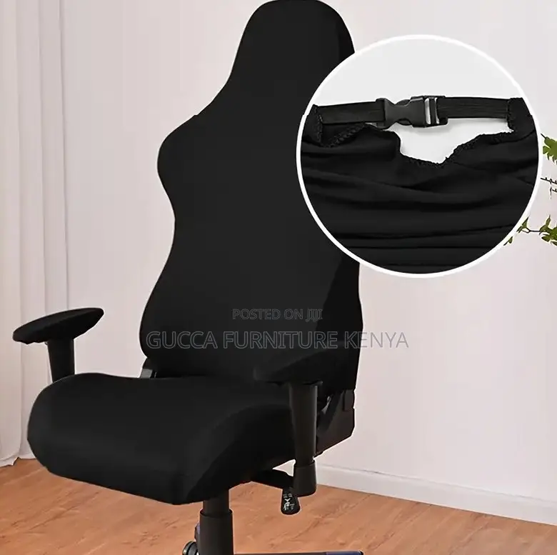 Office Chairs:Simple Black Leather Home Office Gaming Chair