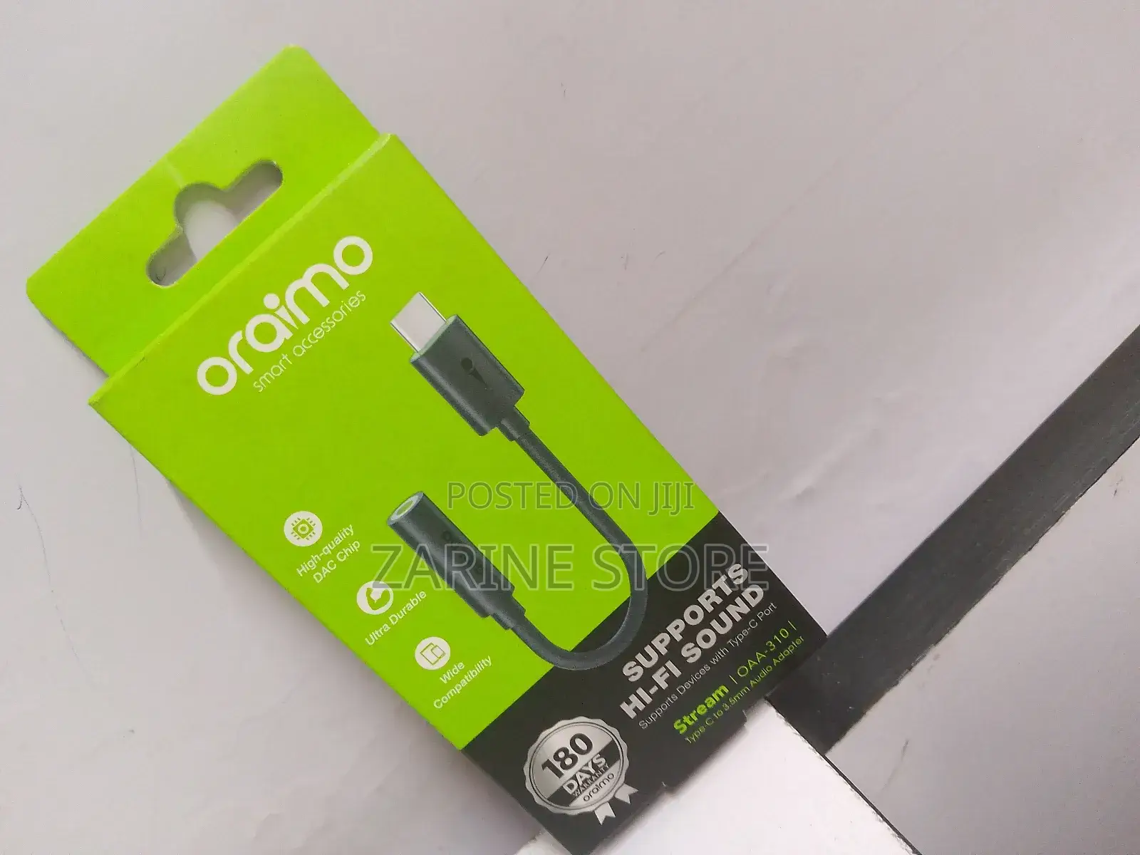 Oramo Stream Type C to 3.5mm Audio Adapter
