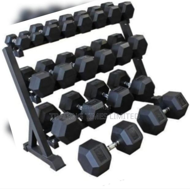 Hexagon Dumbbells(Sold Per Single Hand) 15kg - main view