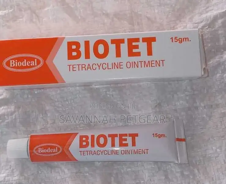 Biotet Tetracycline Cream for Treating Fowl Pox Wounds - 15g