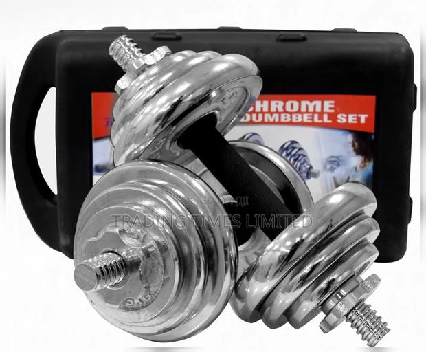 Chrome Dumbbell 15kg - main view