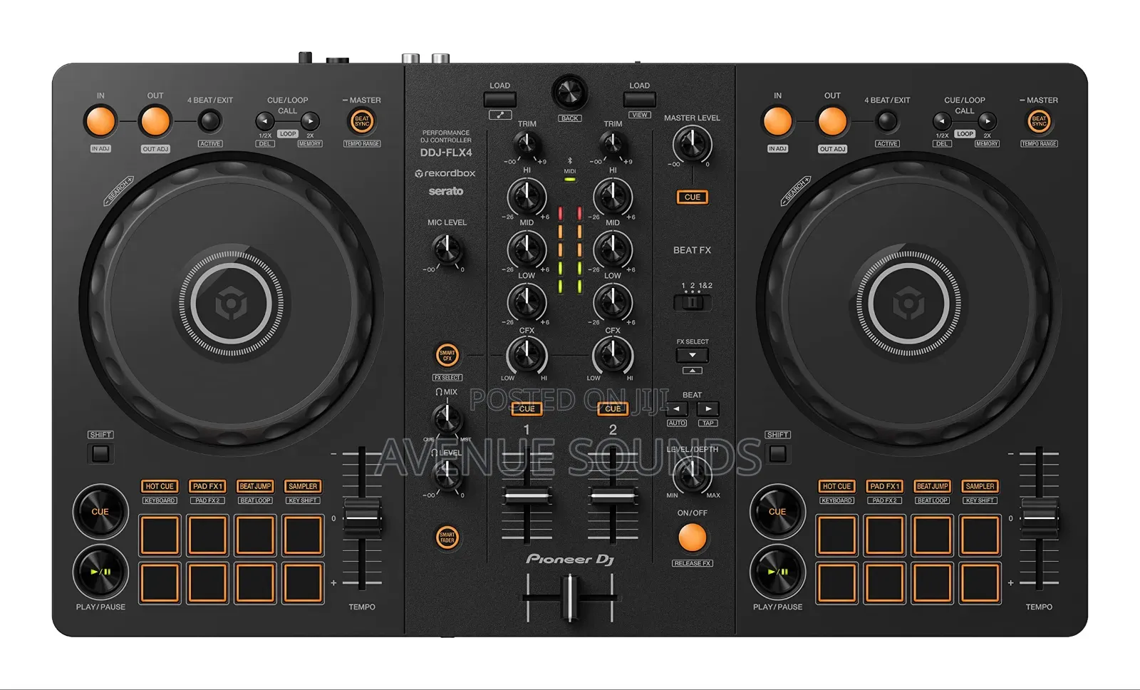 Pioneer Dj Dj-flx4 2-deck Rekordbox And Serato Dj Controller